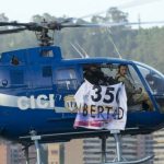 O helicóptero que efetuou os disparos na Venezuela