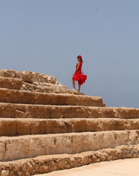 Outro lugar visitado foram as Ruínas de Cesareia