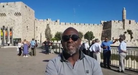 Kleber Lucas em Jerusalém