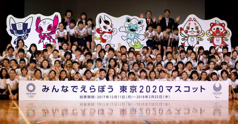 Estudantes japoneses escolherão os mascotes dos Jogos de 2020