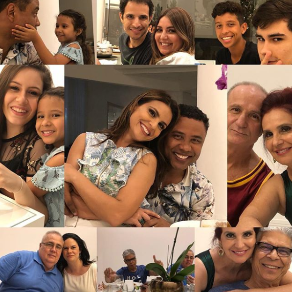 Aline Barros e família
