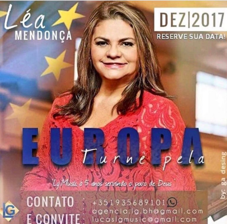 Léa Mendonça faz turnê na Europa