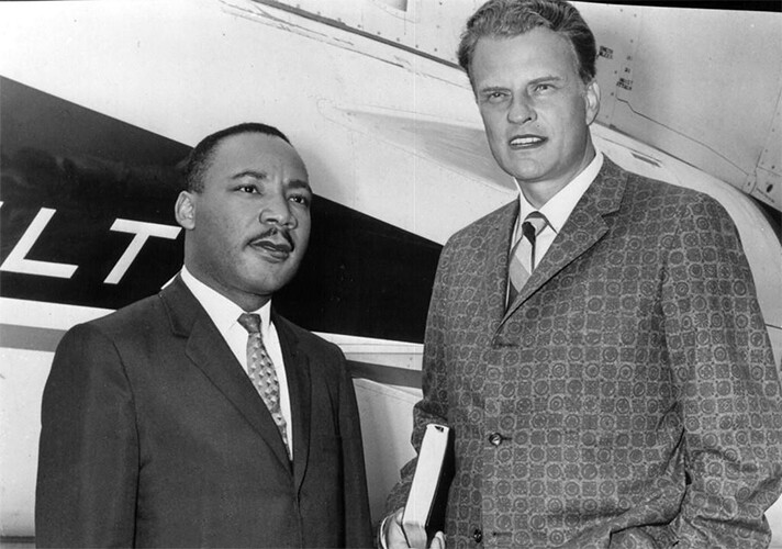 martin luther king and billy graham