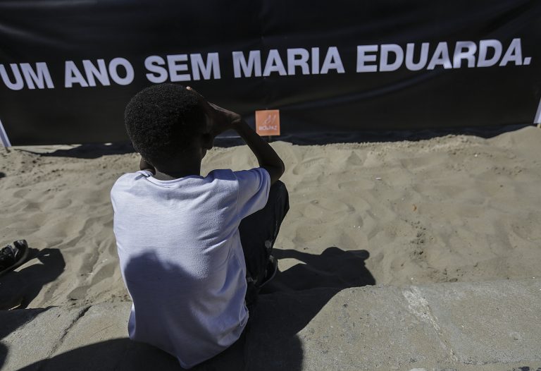 ONG Rio de Paz promoveu manifestação para lembrar das crianças mortas violentamente no Rio de Janeiro