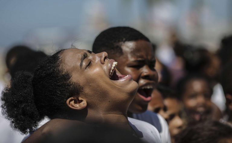 ONG Rio de Paz promoveu manifestação para lembrar das crianças mortas violentamente no Rio de Janeiro