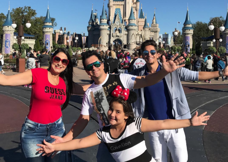 A família na Disney