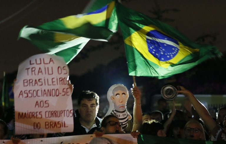 Protesto contra Lula
