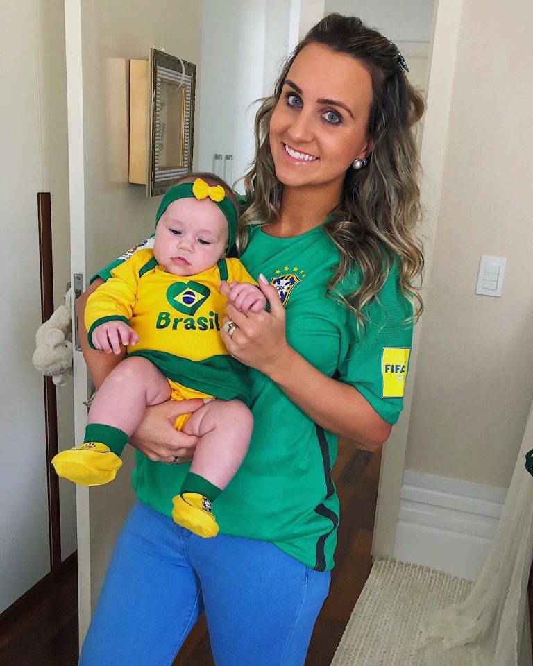 Filha do goleiro Cassio ganha festa com tema da Copa do Mundo