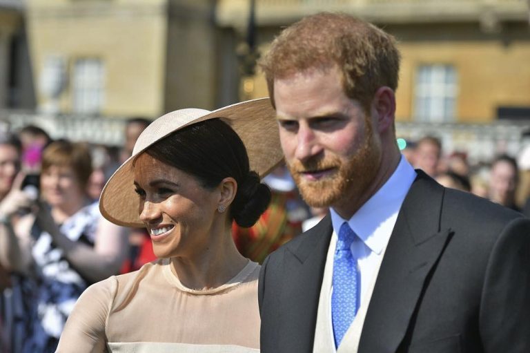 Harry e Meghan fizeram nesta terça a primeira aparição pública como duque e duquesa de Sussex