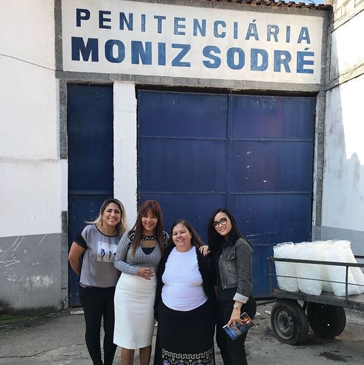 Flordelis visita unidade prisional do Rio de Janeiro