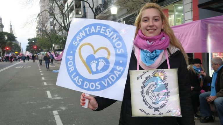 Protestos sobre aborto na Argentina