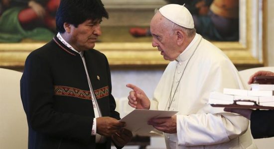 Papa Francisco e Evo Morales