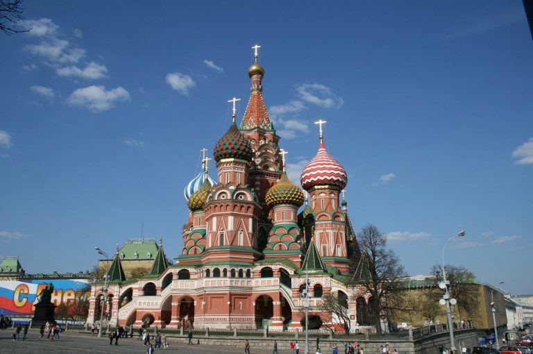 A maior parte da população russa é adepta da Igreja Ortodoxa