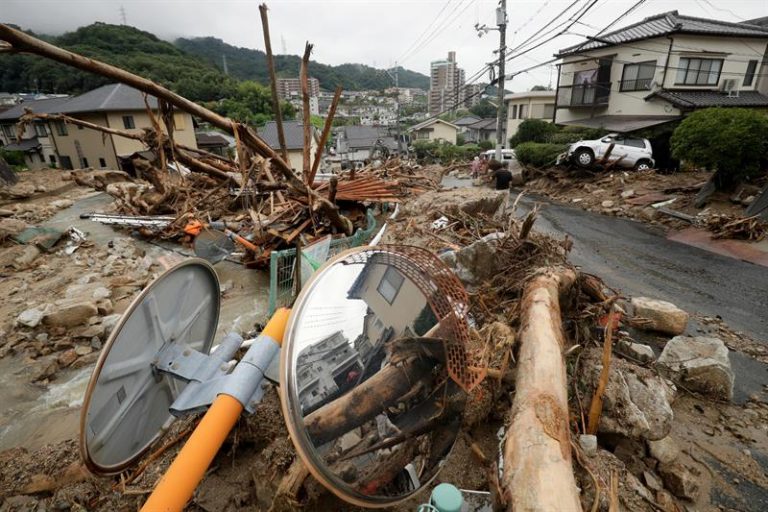 Chuvas intensas já provocaram diversas mortes no Japão