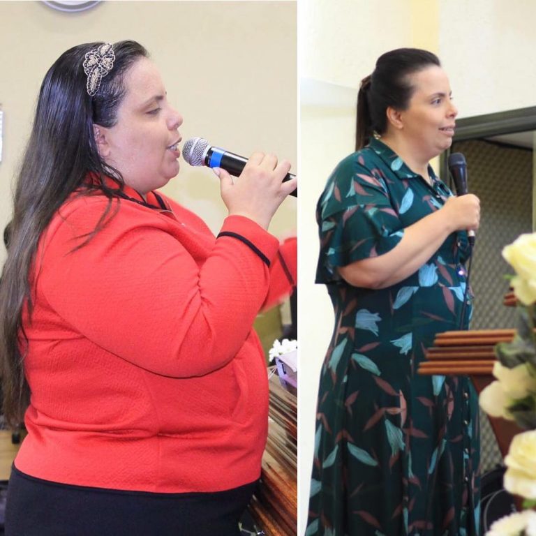 Pastora Helena Raquel perdeu 49 quilos após 2 anos de dieta