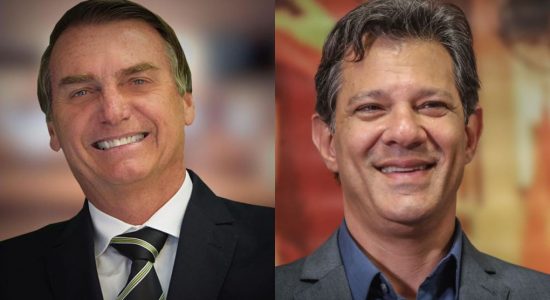 Jair Bolsonaro (PSL) e Fernando Haddad (PT)