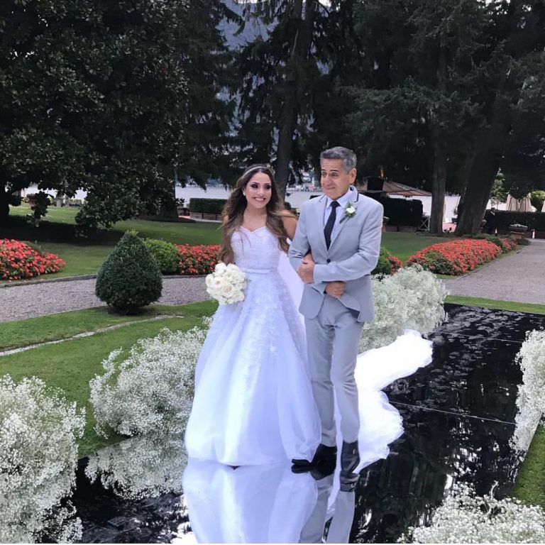 Gabriela Rocha e Leandro Moreira se casaram em hotel cinco estrelas na Itália