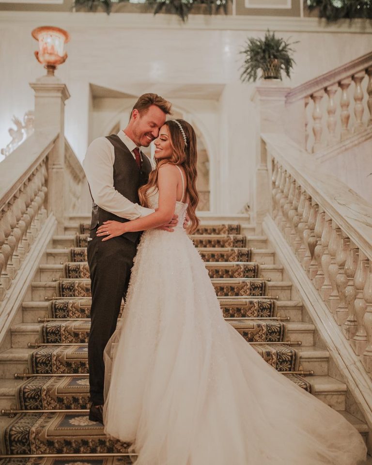Gabriela Rocha e Leandro Moreira se casaram no início de outubro de 2018