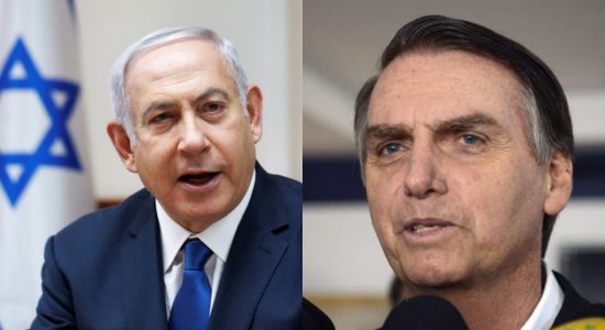 Benjamin Netanyahu está feliz com posicionamento de Jair Bolsonaro