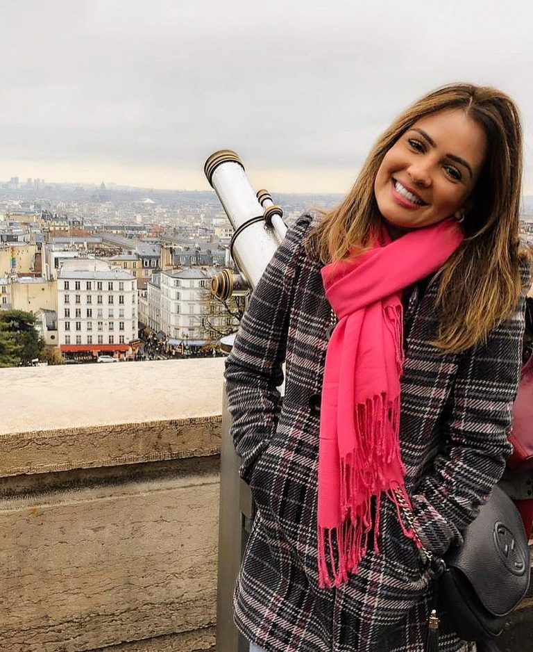 Pamela também visitou Paris e Israel em 2018