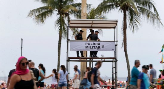 Polícia em Copacabana