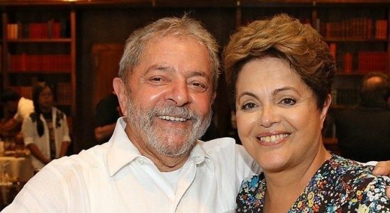Ex-presidentes Lula e Dilma Rousseff