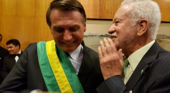 Alexandre Garcia e Jair Bolsonaro