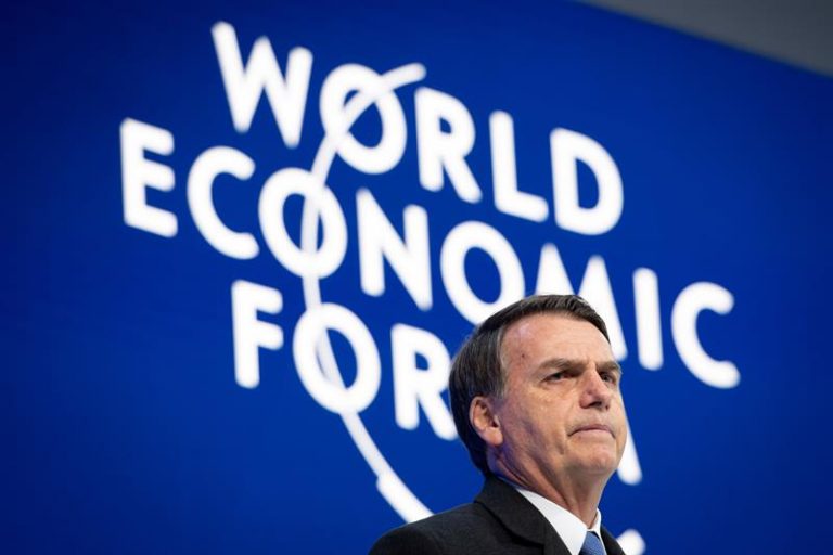 Jair Bolsonaro discursa em Fórum Econômico Mundial em Davos