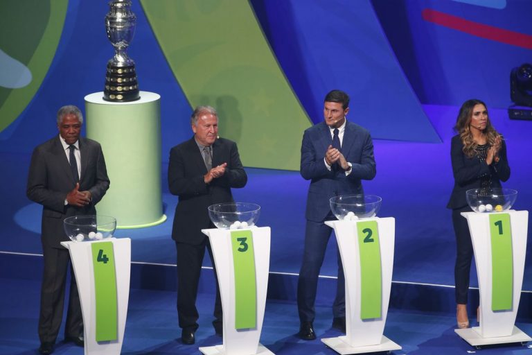 Sorteio dos grupos da Copa América aconteceu no Rio de Janeiro
