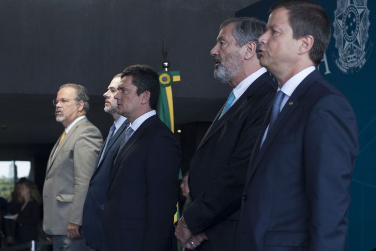 Sérgio Moro assume cargo em cerimônia no Palácio do Planalto