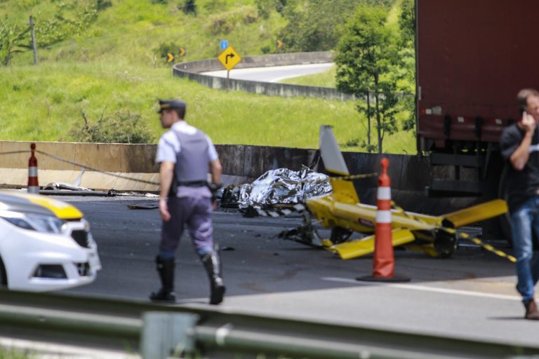 Ricardo Boechat morreu em um acidente de helicóptero em São Paulo