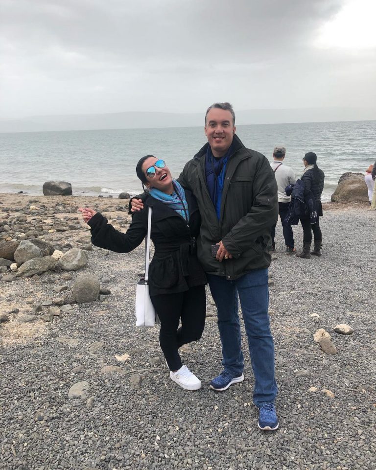 Thiara Lopes está em Israel com a família
