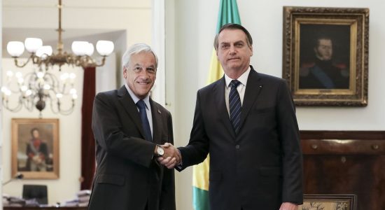Jair Bolsonaro e Sebastián Piñera