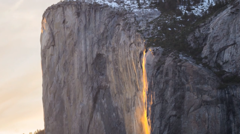 Cachoeira El Capitán, no Parque Nacional de Yosemite, na Califórnia