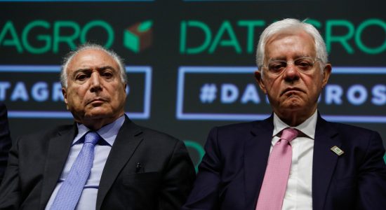 Ex-presidente Michel Temer e  ex-ministro Moreira Franco