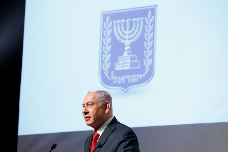Benjamin Netanyahu durante o encontro