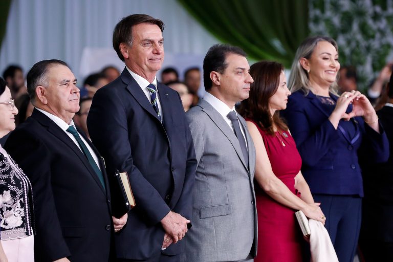 Presidente Jair Bolsonaro foi convidado de honra  no 37º Congresso dos Gideões, em Camboriú