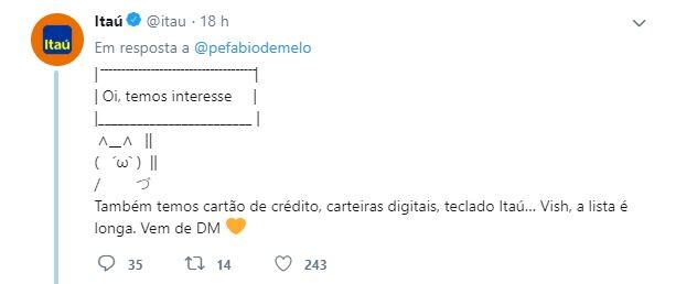 Bancos ofereceram ajuda ao padre Fábio de Melo pelo Twitter