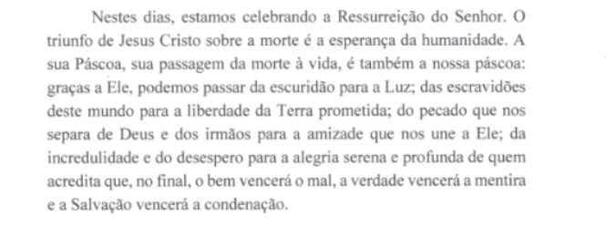 Lula recebeu carta do papa Francisco