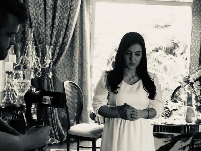 Thiara Lopes grava clipe da canção Jesus em Minha Casa