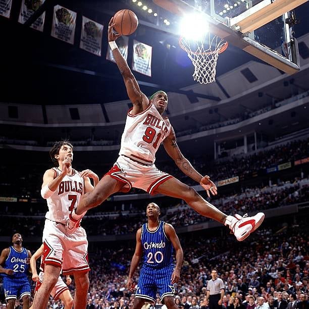 Dennis Rodman foi um dos grandes nomes da NBA