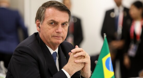Presidente Jair Bolsonaro durante reunião