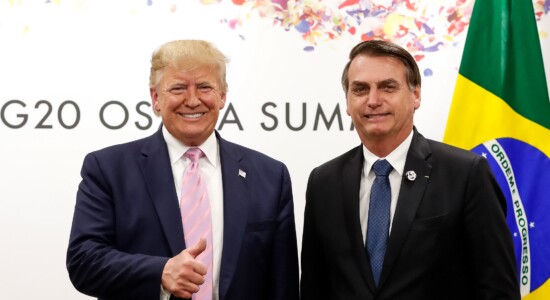 Presidentes Donald Trump e Jair Bolsonaro