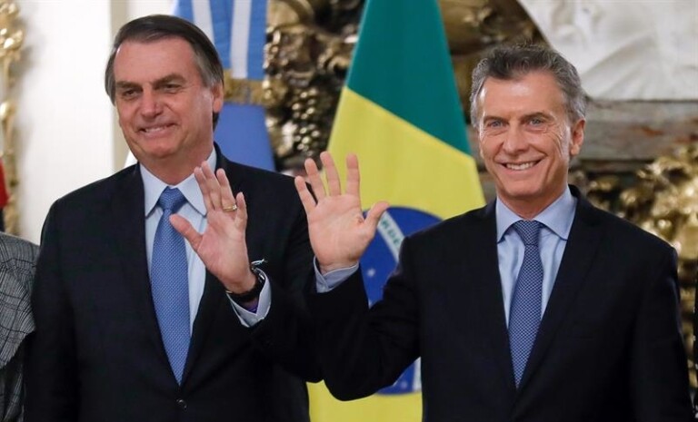 Presidente e primeira-dama foram recebidos por Macri