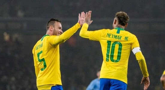 Arthur Melo e Neymar