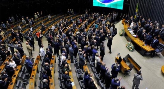 Plenário da Câmara dos Deputados no Brasil
