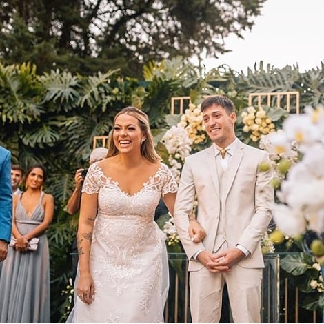 Carol Dantas e Vinicius Martinez se casaram neste sábado (8), em Sorocaba, no interior de São Paulo