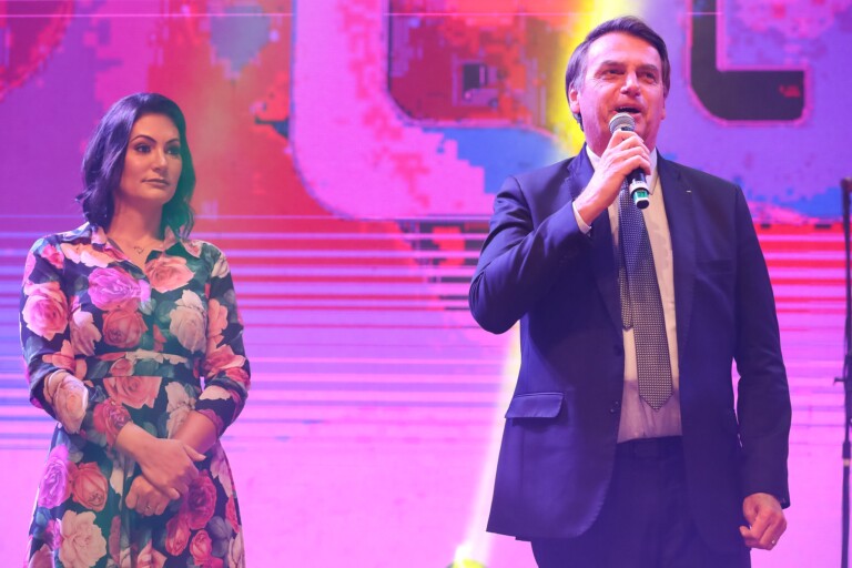 Presidente Jair Bolsonaro discursou no evento