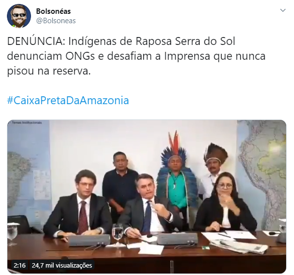 Internautas repercutiram decisão de Bolsonaro de divulgar dados sobre a Amazônia