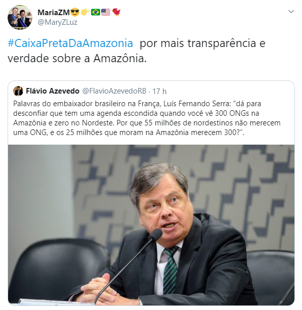 Internautas repercutiram decisão de Bolsonaro de divulgar dados sobre a Amazônia